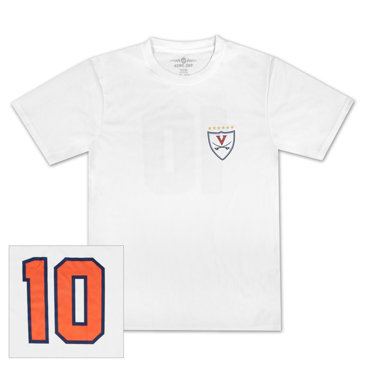 UVA Athletics 10 Soccer Jersey T-Shirt
