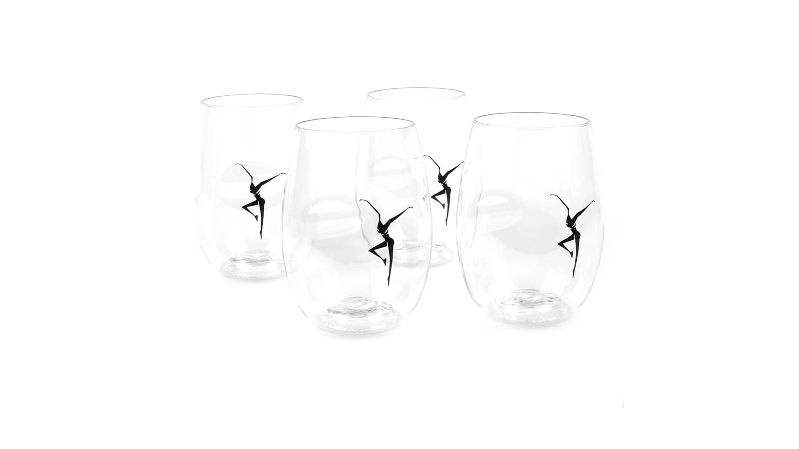 GoVino Acrylic Wine Glasses