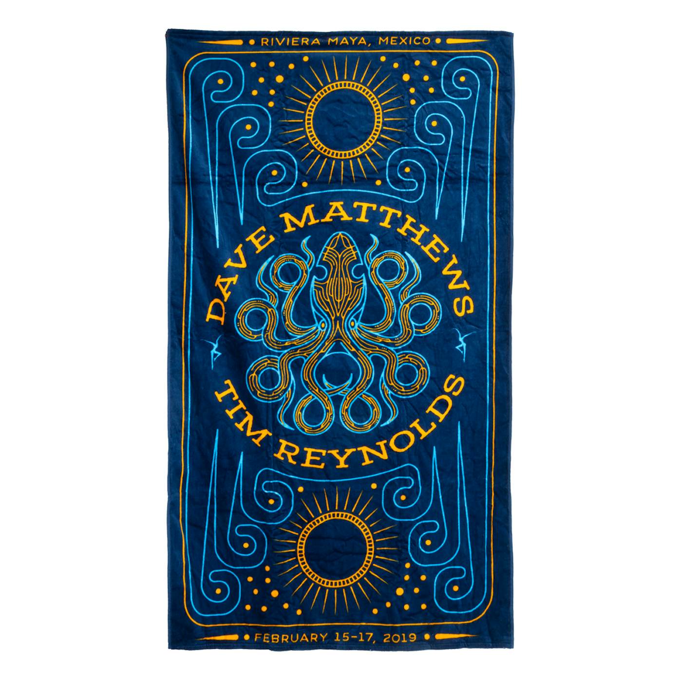 Dave Matthews Band Riviera Maya 2019 Beach Towel