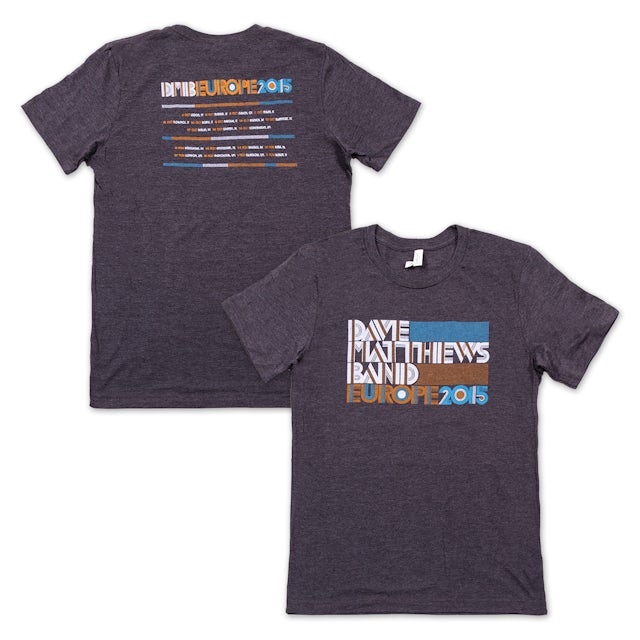 Dave Matthews Band 15 European Tour T Shirt