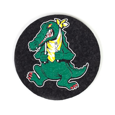 Jerry Garcia Alligator Recycled Rubber Coaster