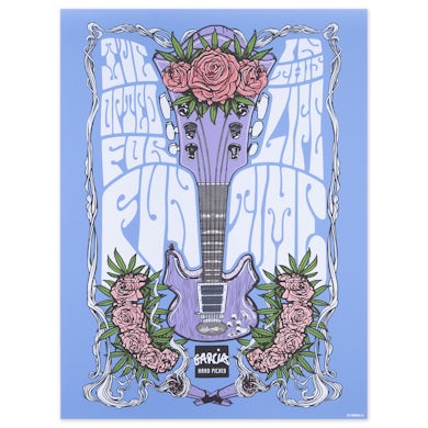 Jerry Garcia Garcia Hand Picked Opt For Fun Poster