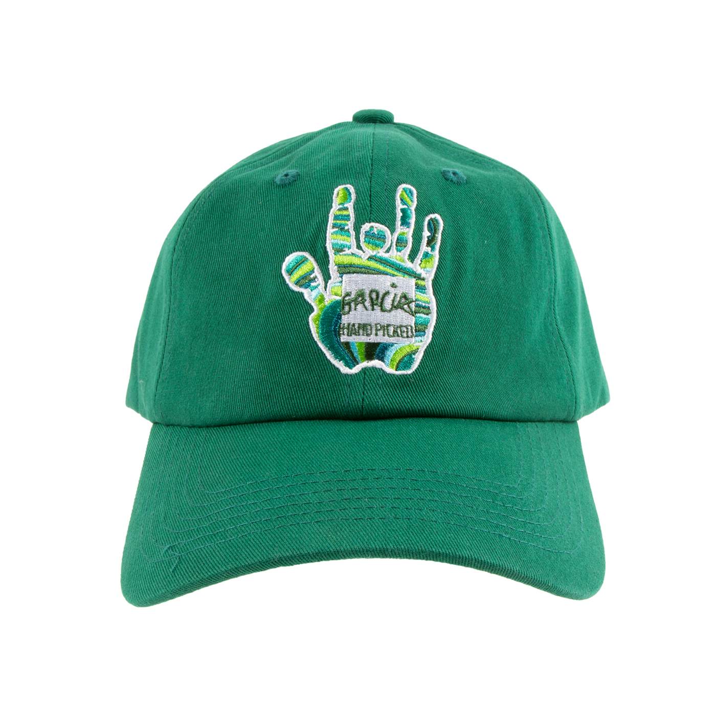 Jerry Garcia Garcia Hand Picked Green Dad Hat