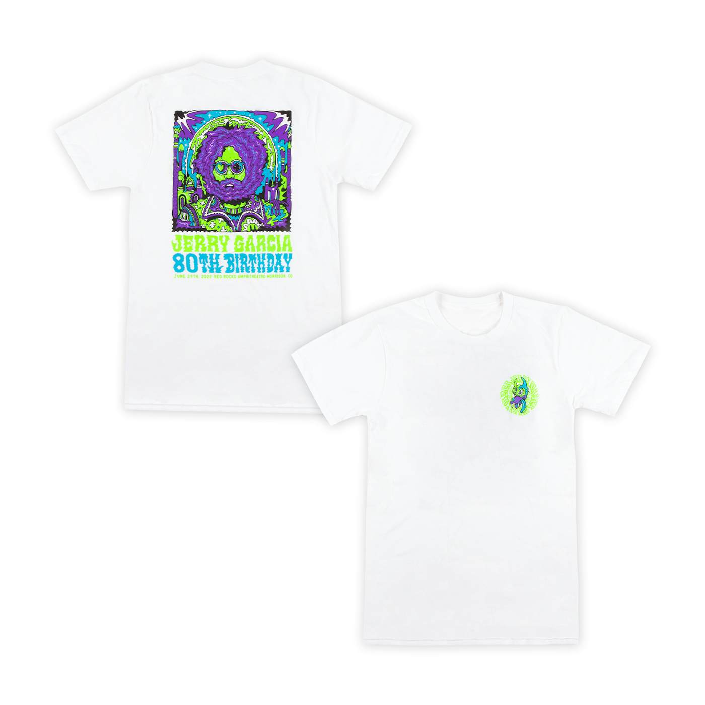 Phish Camp Retro Longsleeve T-Shirt - Olive/Cream/SeaBlue - Medium