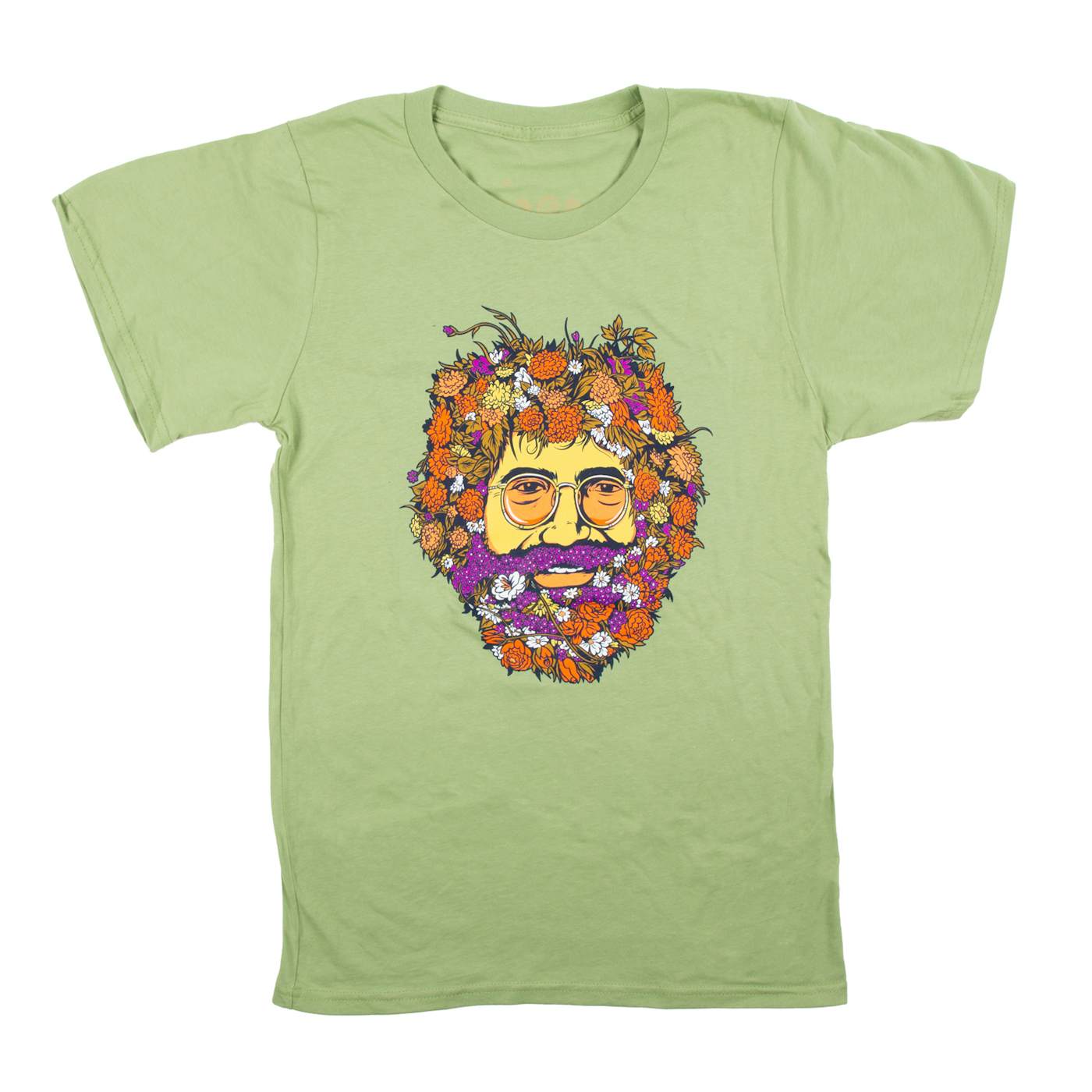 Jerry Garcia Jerry In Bloom Organic Shortsleeve T-Shirt