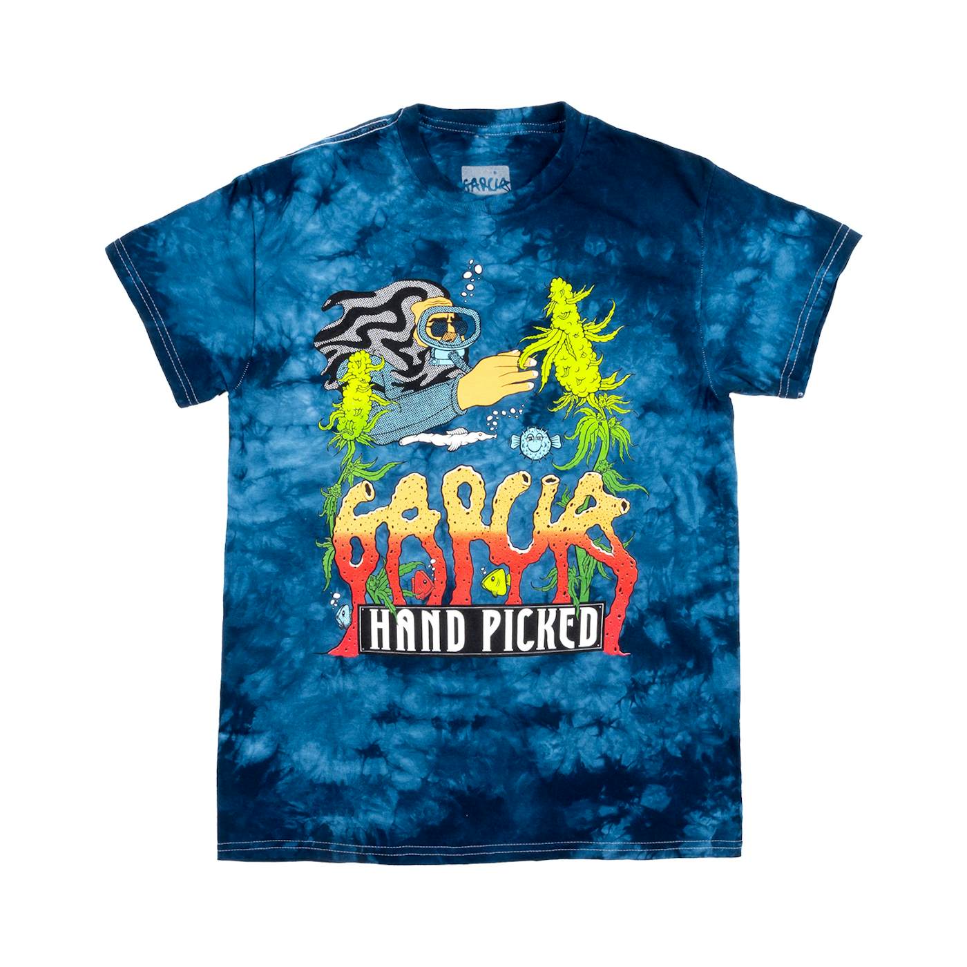 Jerry Garcia Garcia Hand Picked Scuba Jerry Tie-Dye T-Shirt
