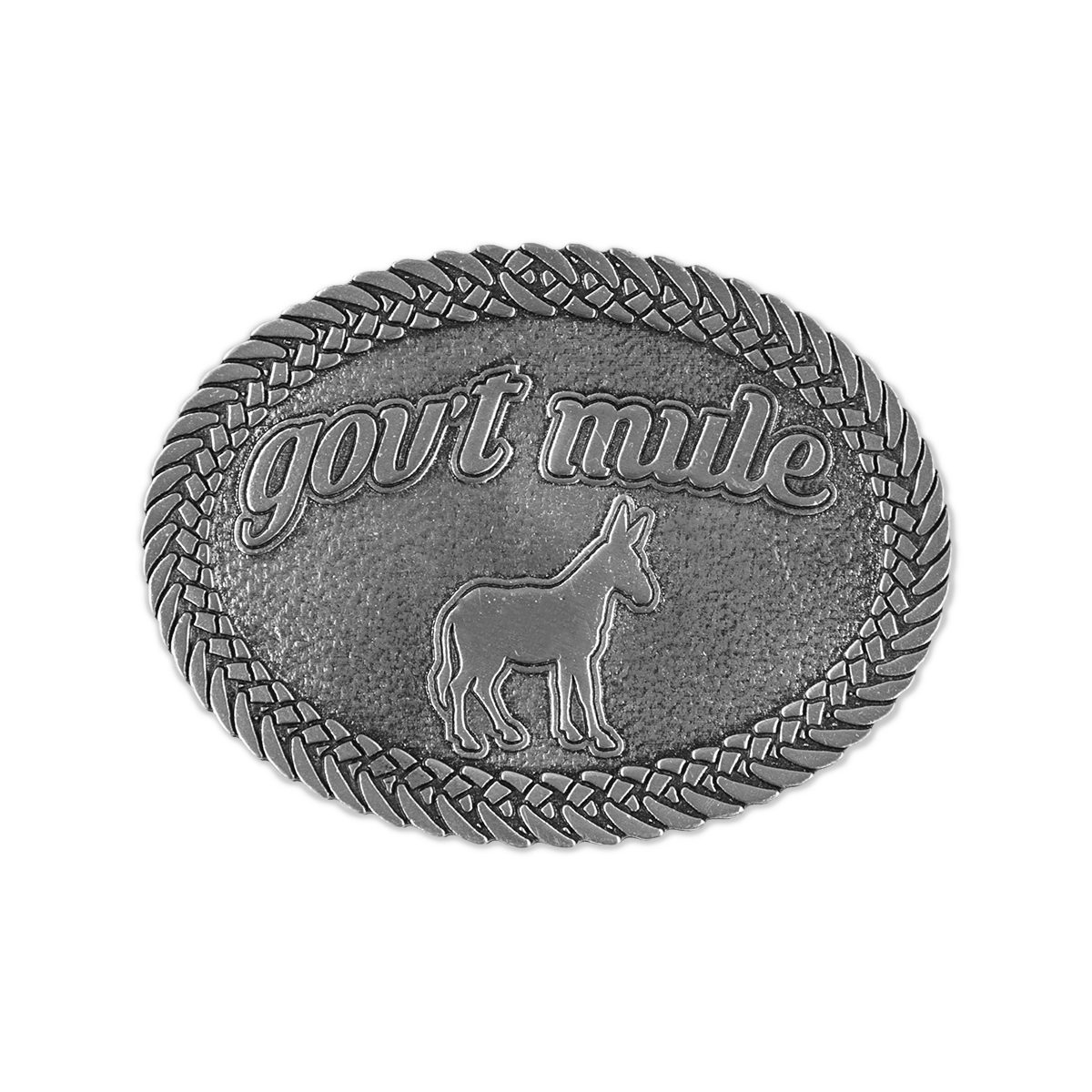 mule belt buckle