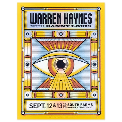 Warren Haynes South Farms Event Foil Poster