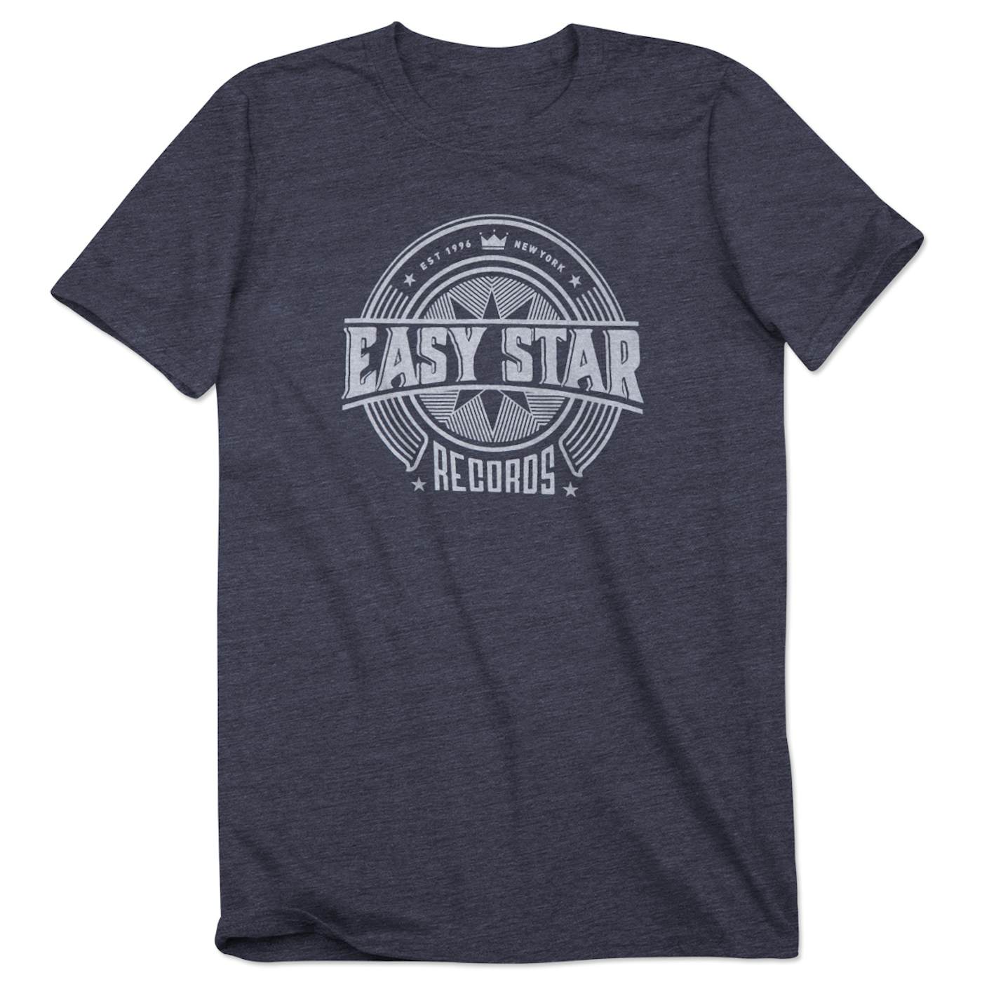Easy Star Records Circle Logo Navy Tee Shirt