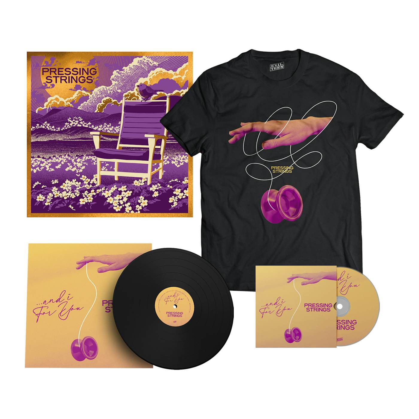 Evil Teen Records Pressing Strings - ...And I For you - Ultimate Bundle