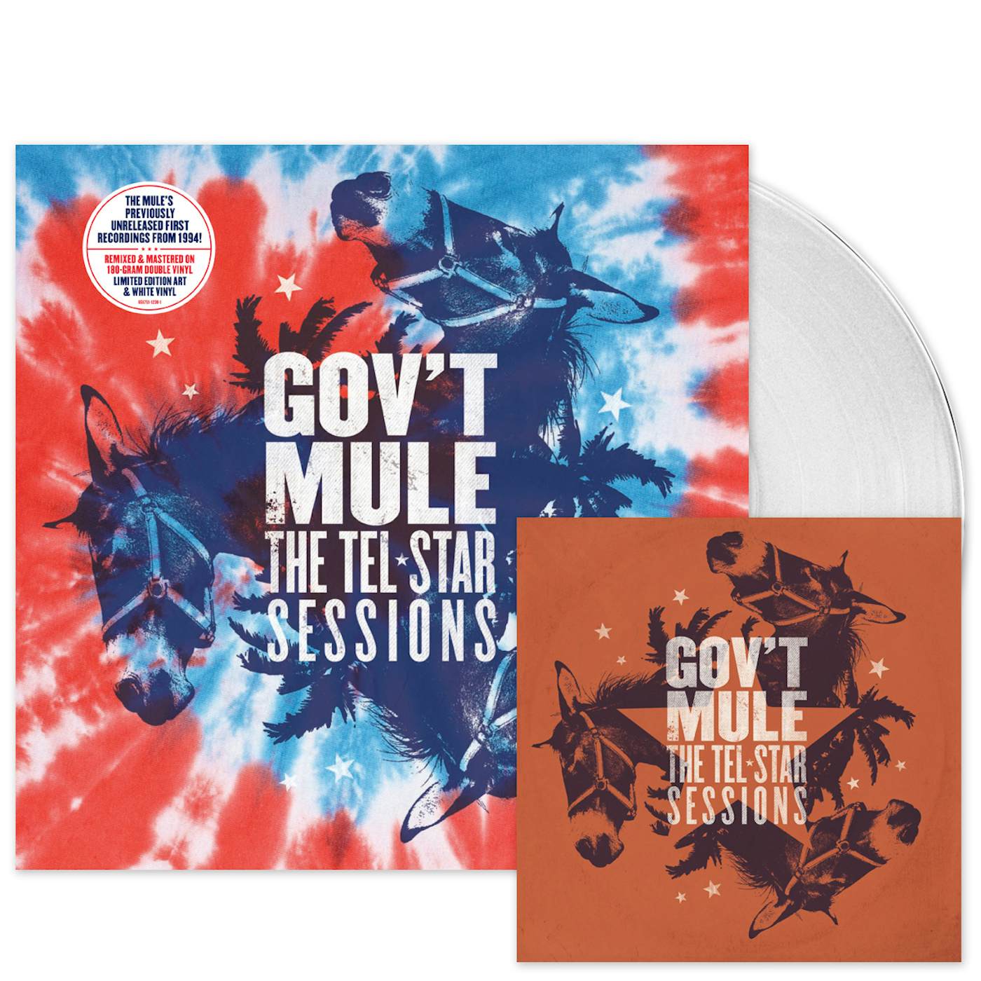 Evil Teen Records Gov't Mule - The Tel-Star Sessions Limited-Edition Vinyl LP & CD Bundle