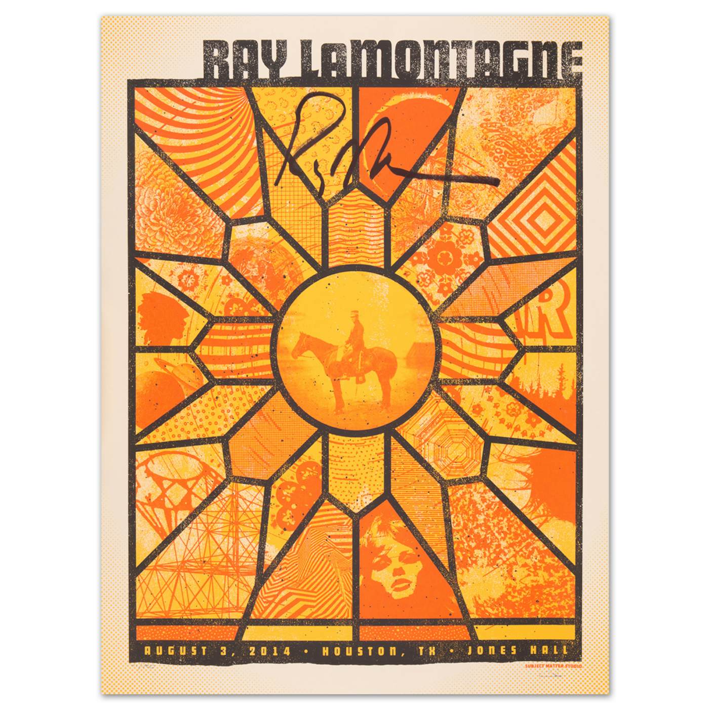 Ray LaMontagne 2014 Houston, TX Event Poster (SIGNED)