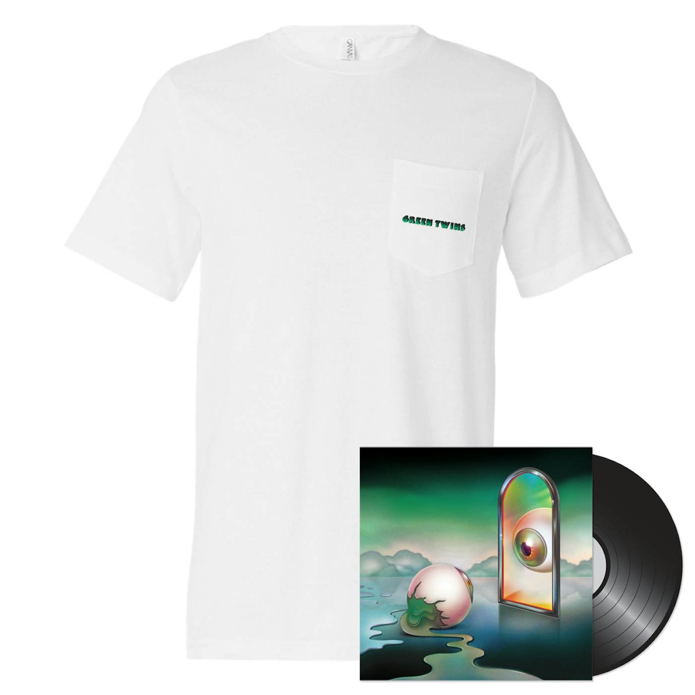 Nick Hakim - Green Twins LP + T-Shirt Bundle