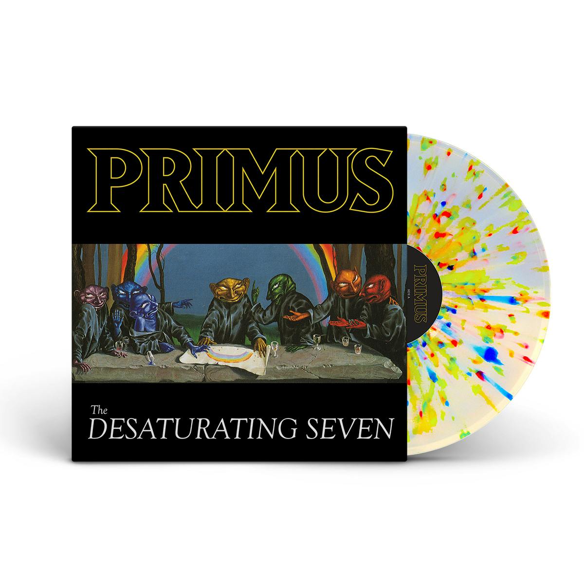 Primus The Desaturating Seven Rainbow Splatter Colored Vinyl