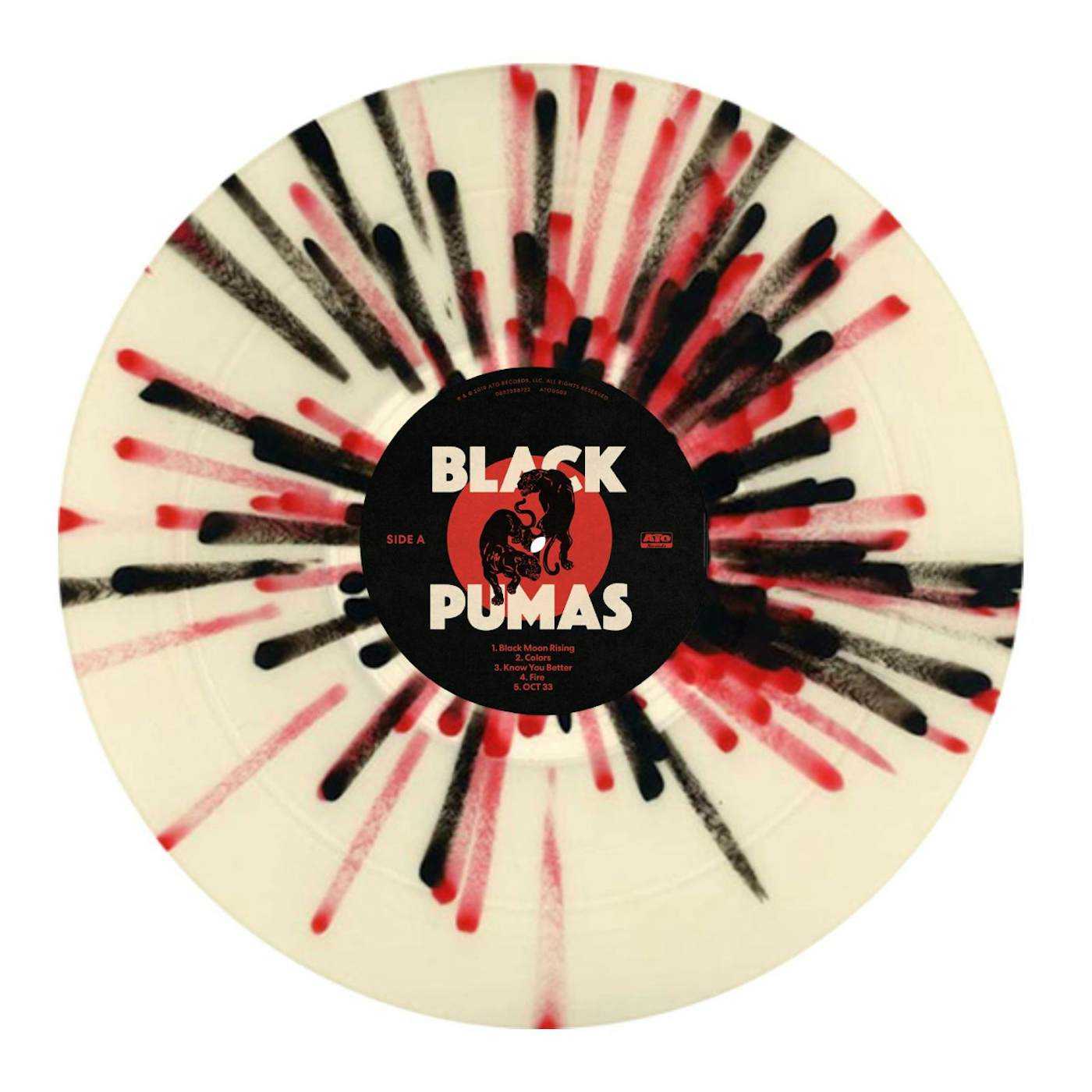 Black Pumas Brown Lava Colored Vinyls Records