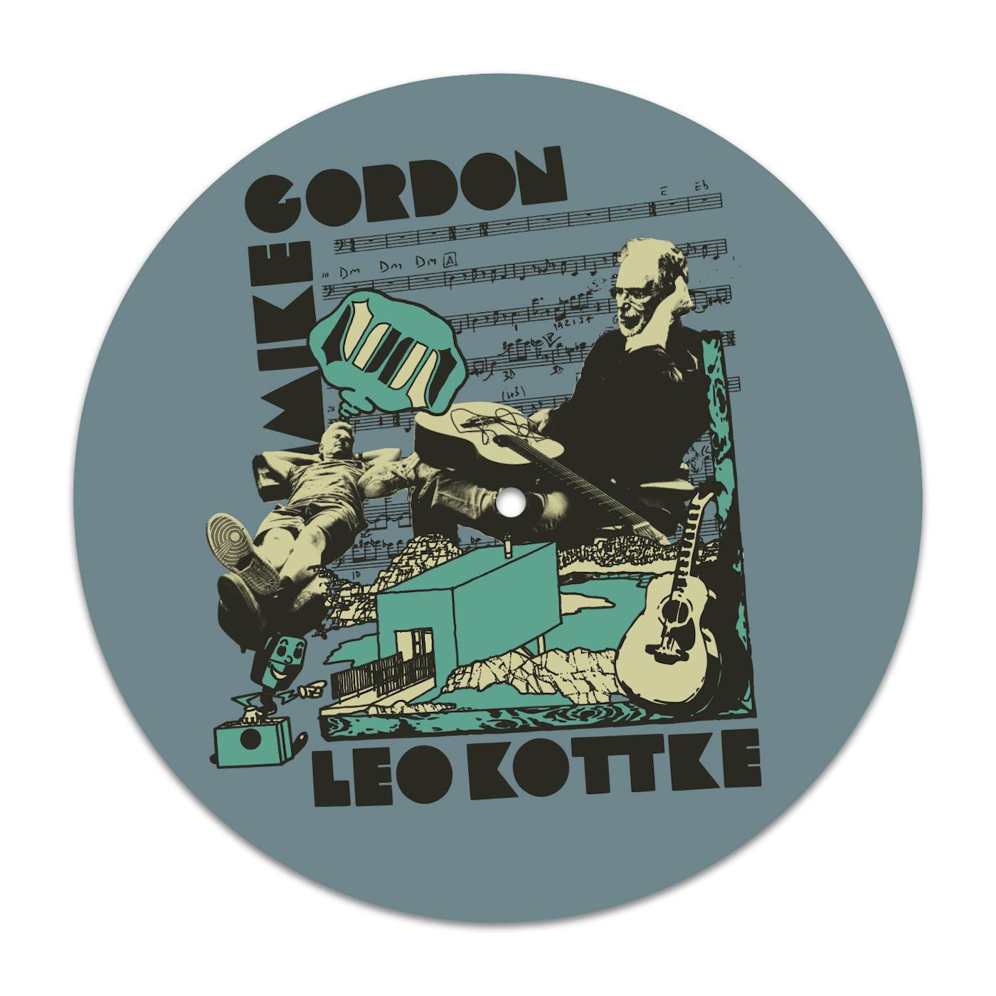 Mike Gordon & Leo Kottke Noon Record Player Slip Mat