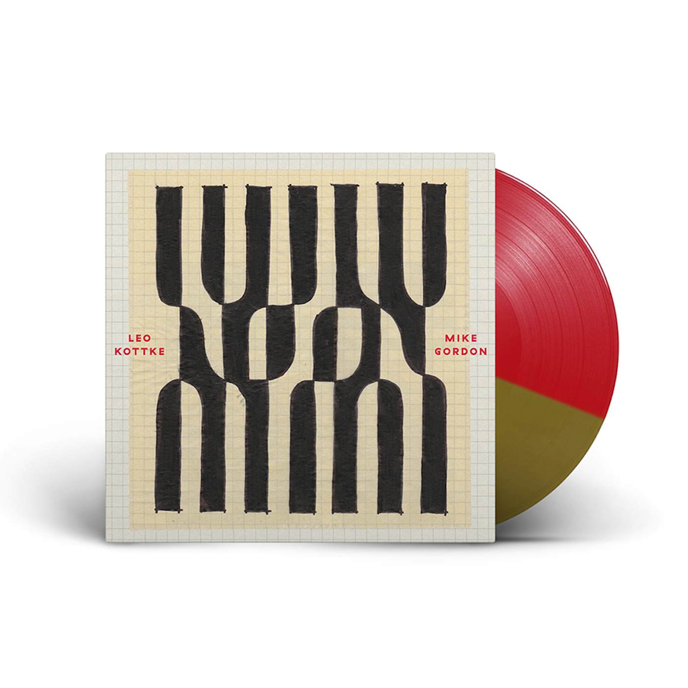 Leo Kottke & Mike Gordon Noon Red/Gold Split Colored Vinyl