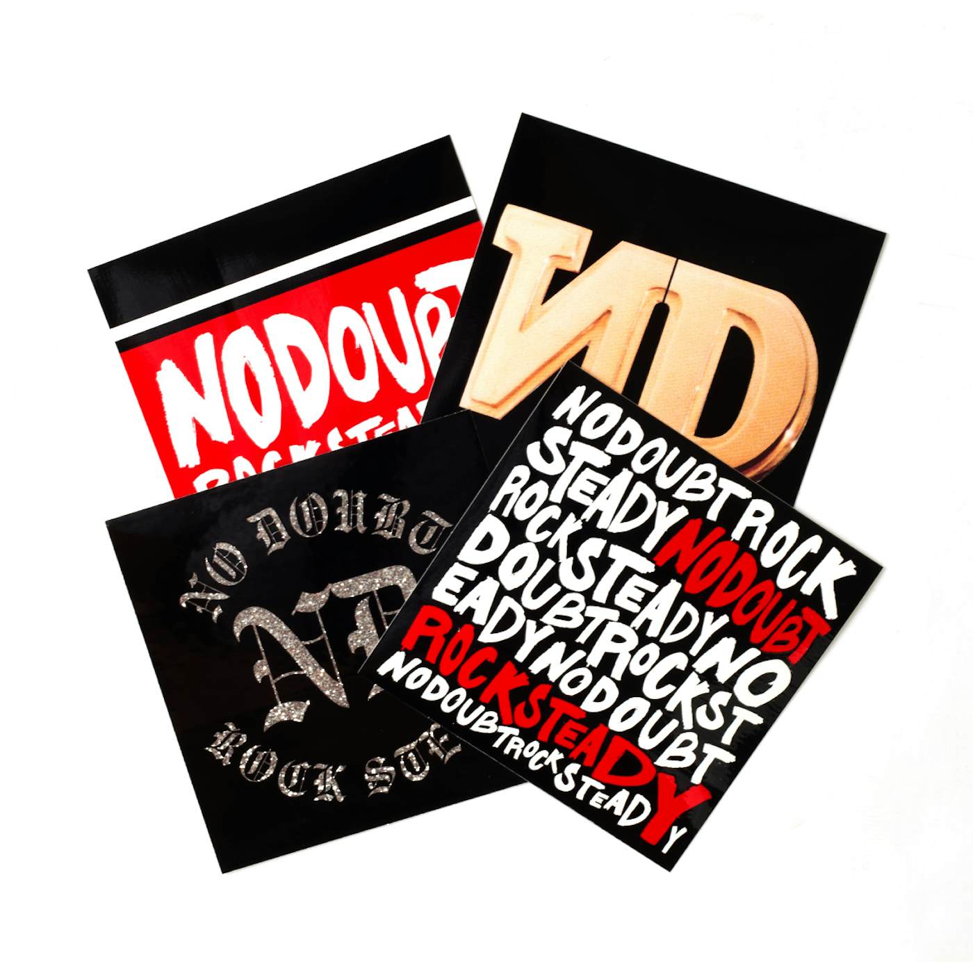 No Doubt Rock Steady 4-Sticker Pack