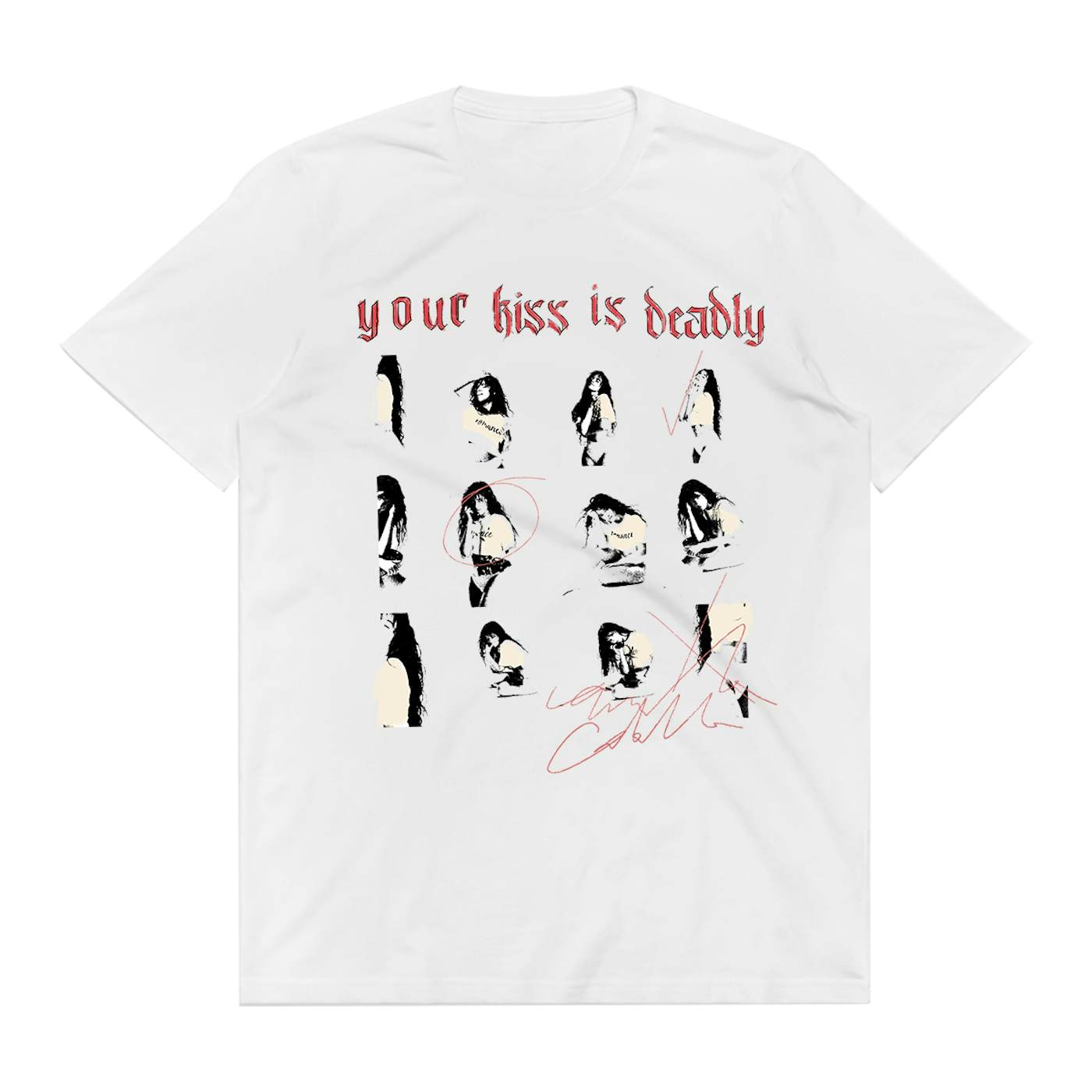 Camila Cabello Your Kiss Is Deadly White Tee