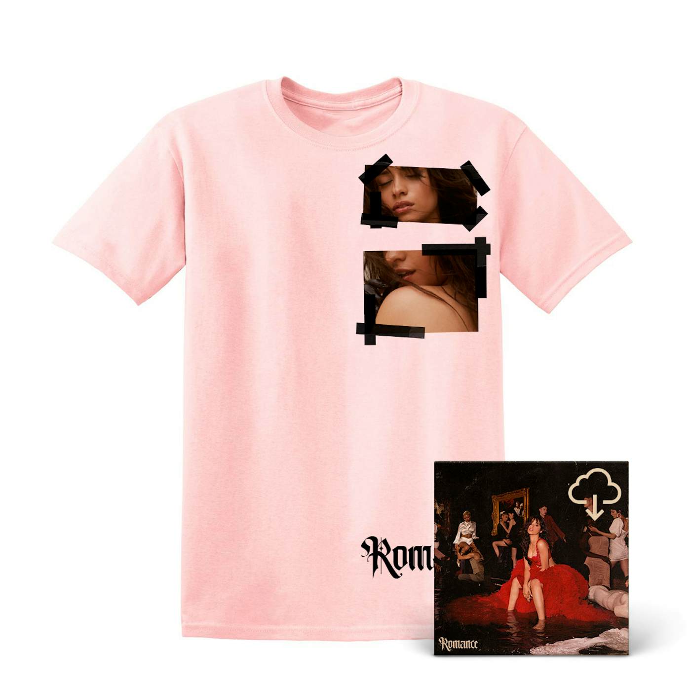 Camila Cabello Camila Cupid Light Pink Tee + Digital Album Download