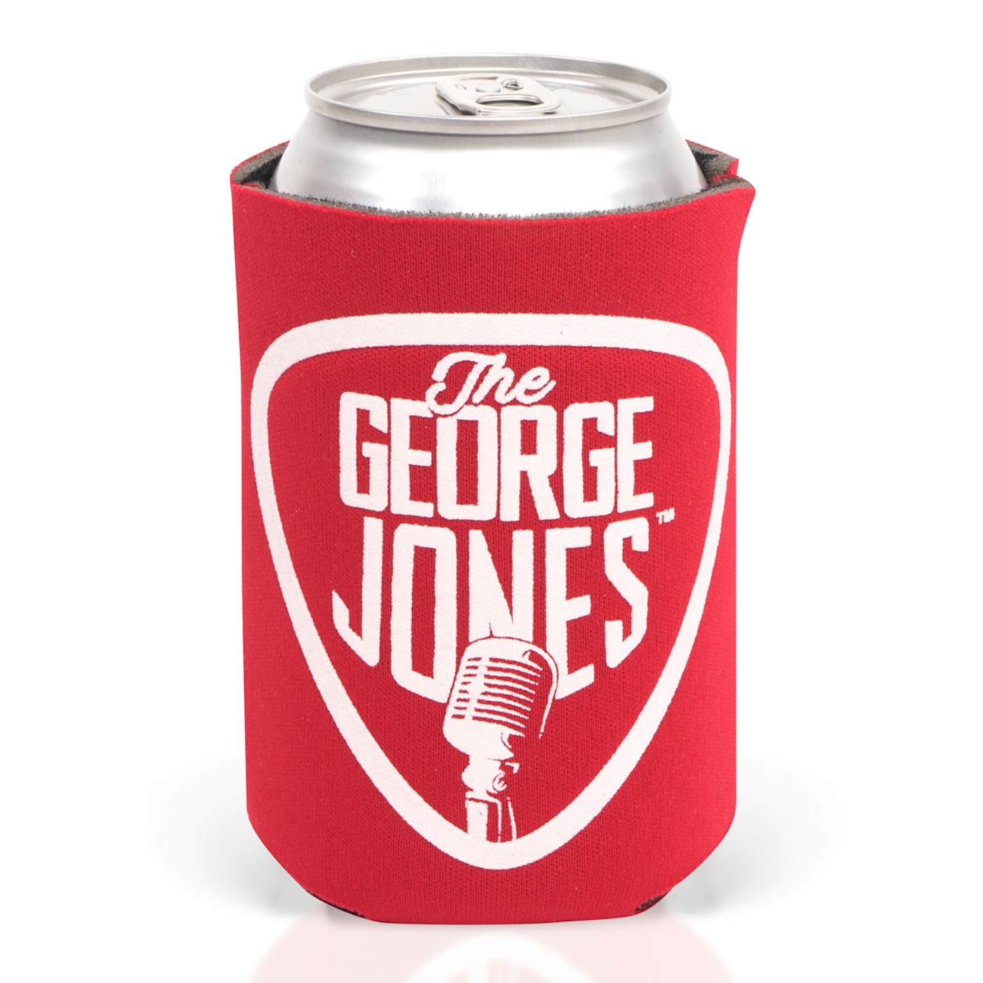 George Jones Red Can Cooler