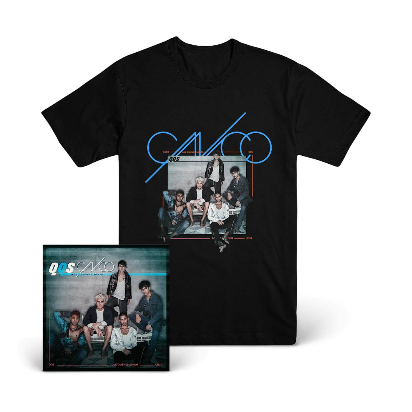 CNCO Que Quiénes Somos Album Cover T-Shirt + Digital Download