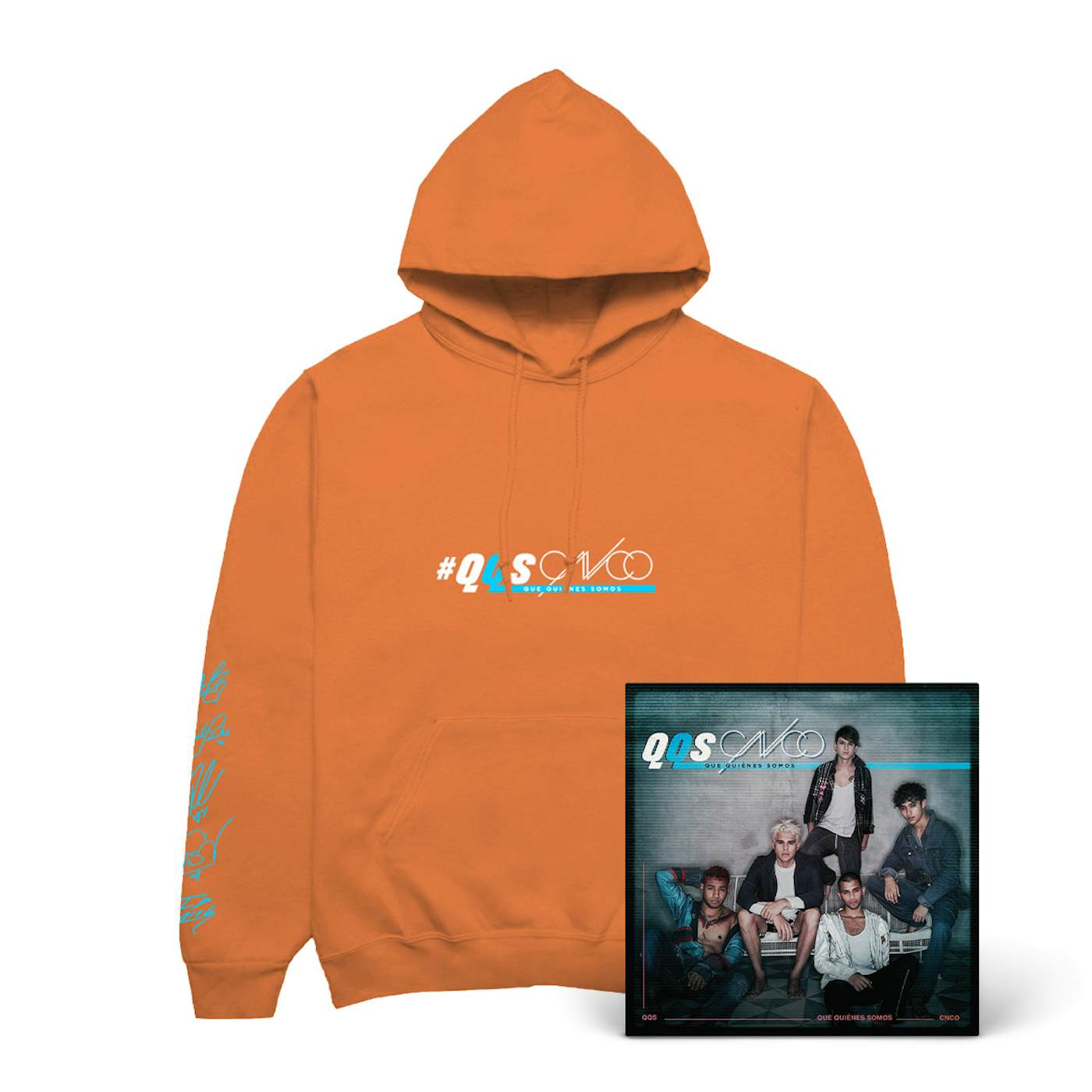 CNCO QQS Photo Orange Hoodie + Digital Album