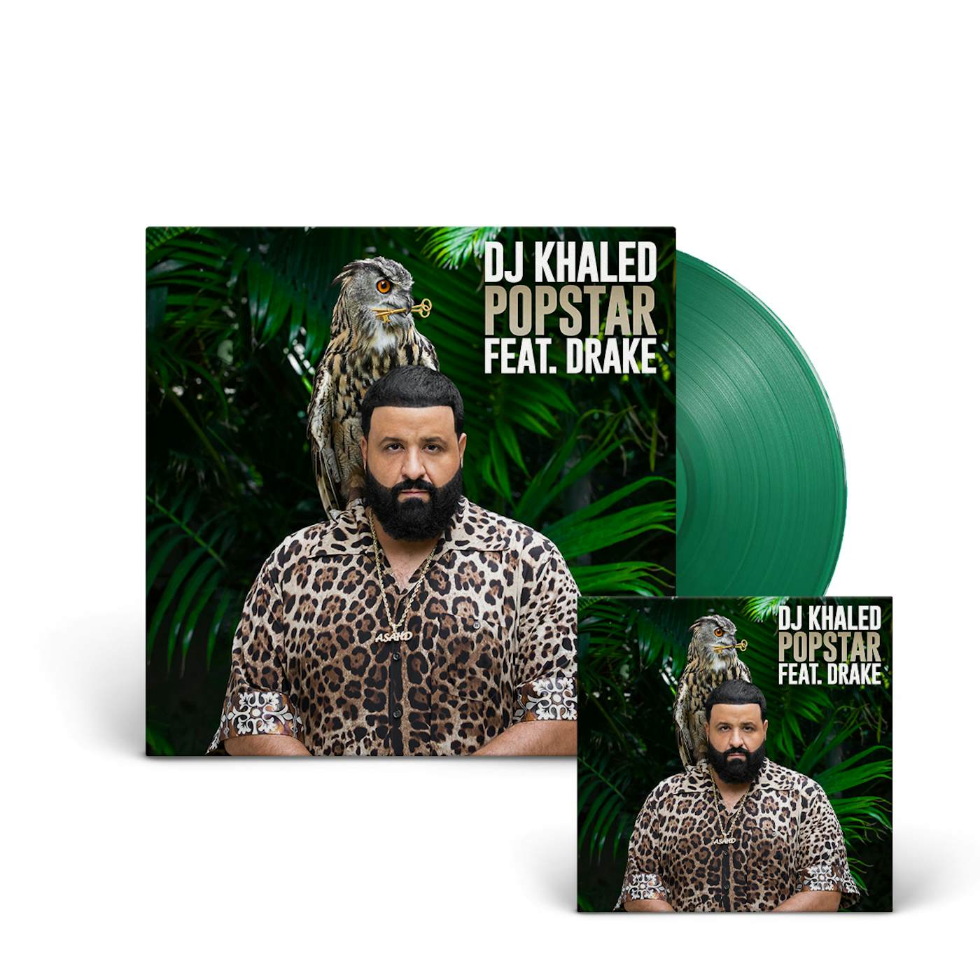 DJ Khaled “POPSTAR” 7" Green Single LP + Digital Download (Vinyl)