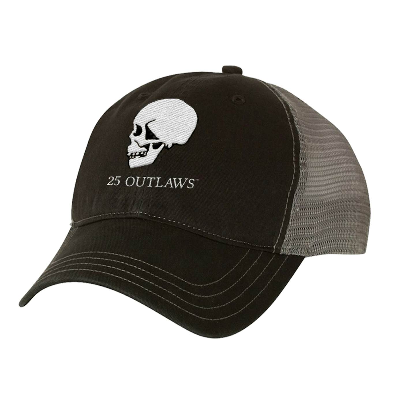 25 Outlaws Skulls Trucker Hat