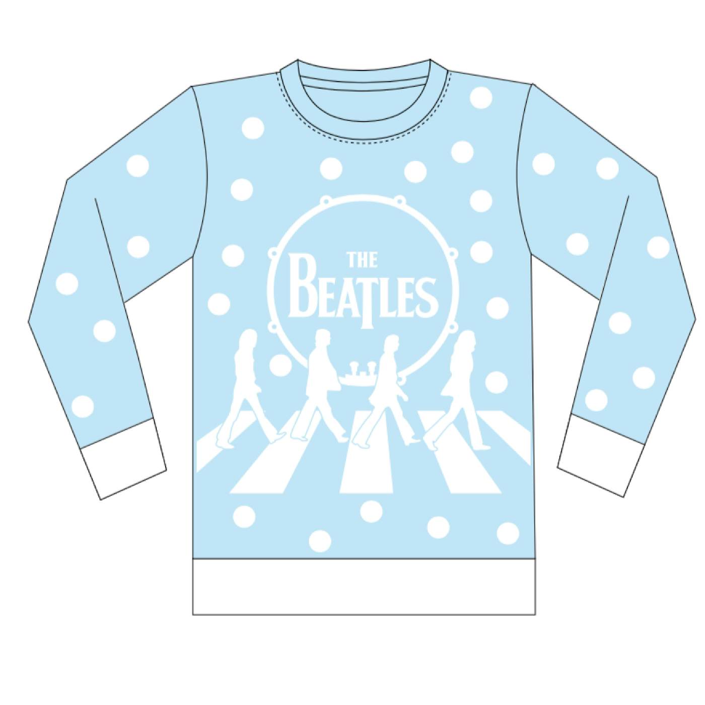 The Beatles Abbey Road Holiday Jacquard Knit Sweater