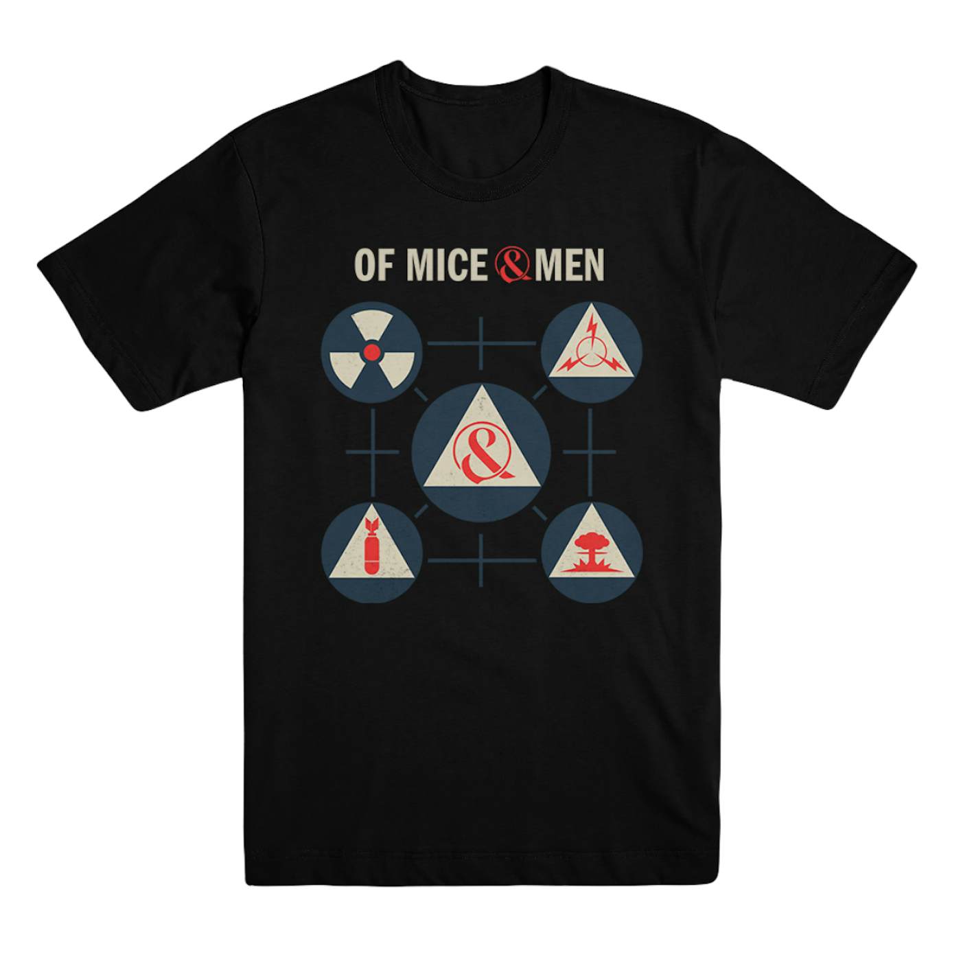 Of Mice & Men Black Emblems Tour Tee
