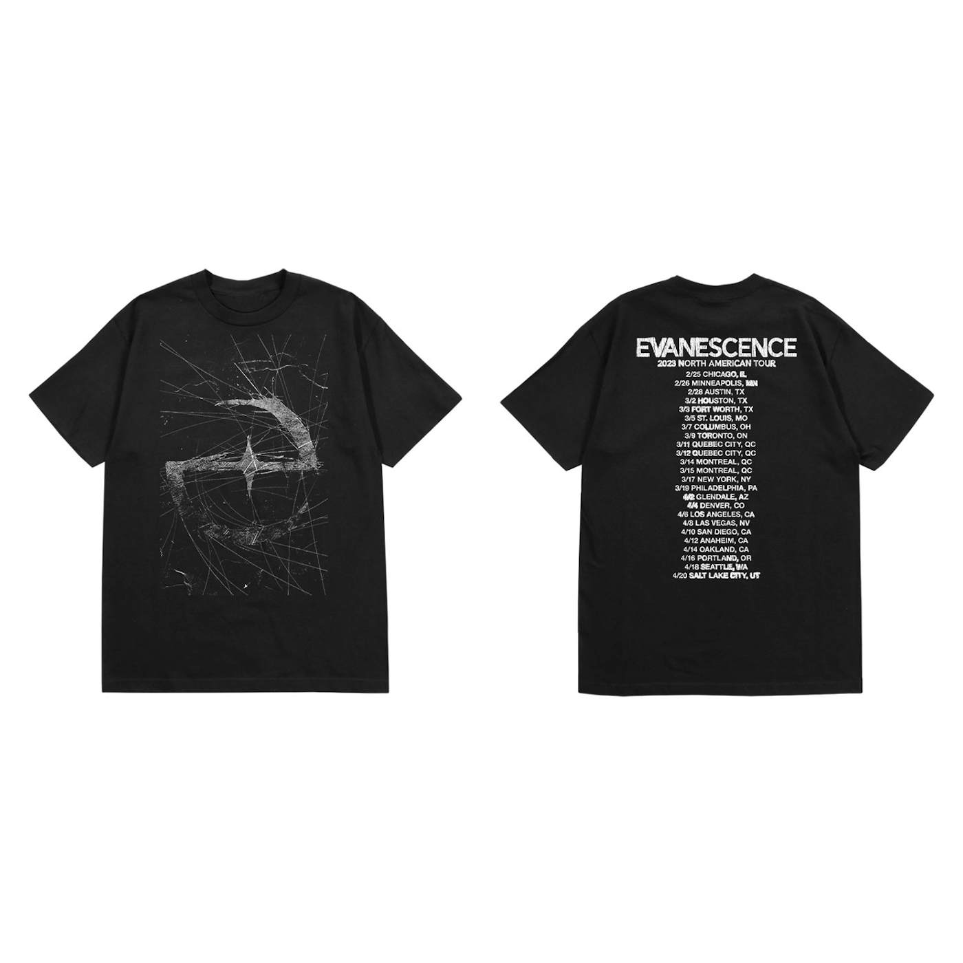 North American Dateback Tour Tee - Evanescence