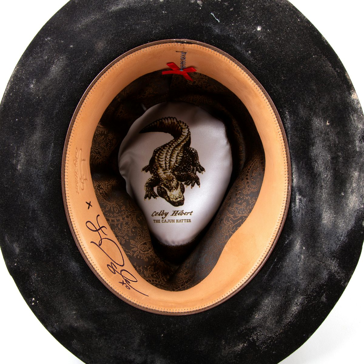 Lauren Daigle Black Distressed Signed Hat