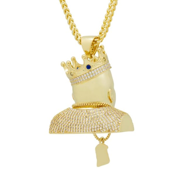 日本未入荷☆KING ICE☆Notorious B.I.G. - The GOAT Necklace (King