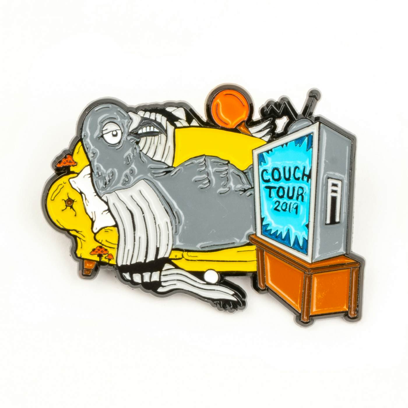 Pigeons Playing Ping Pong 2019 Couch Tour Pin