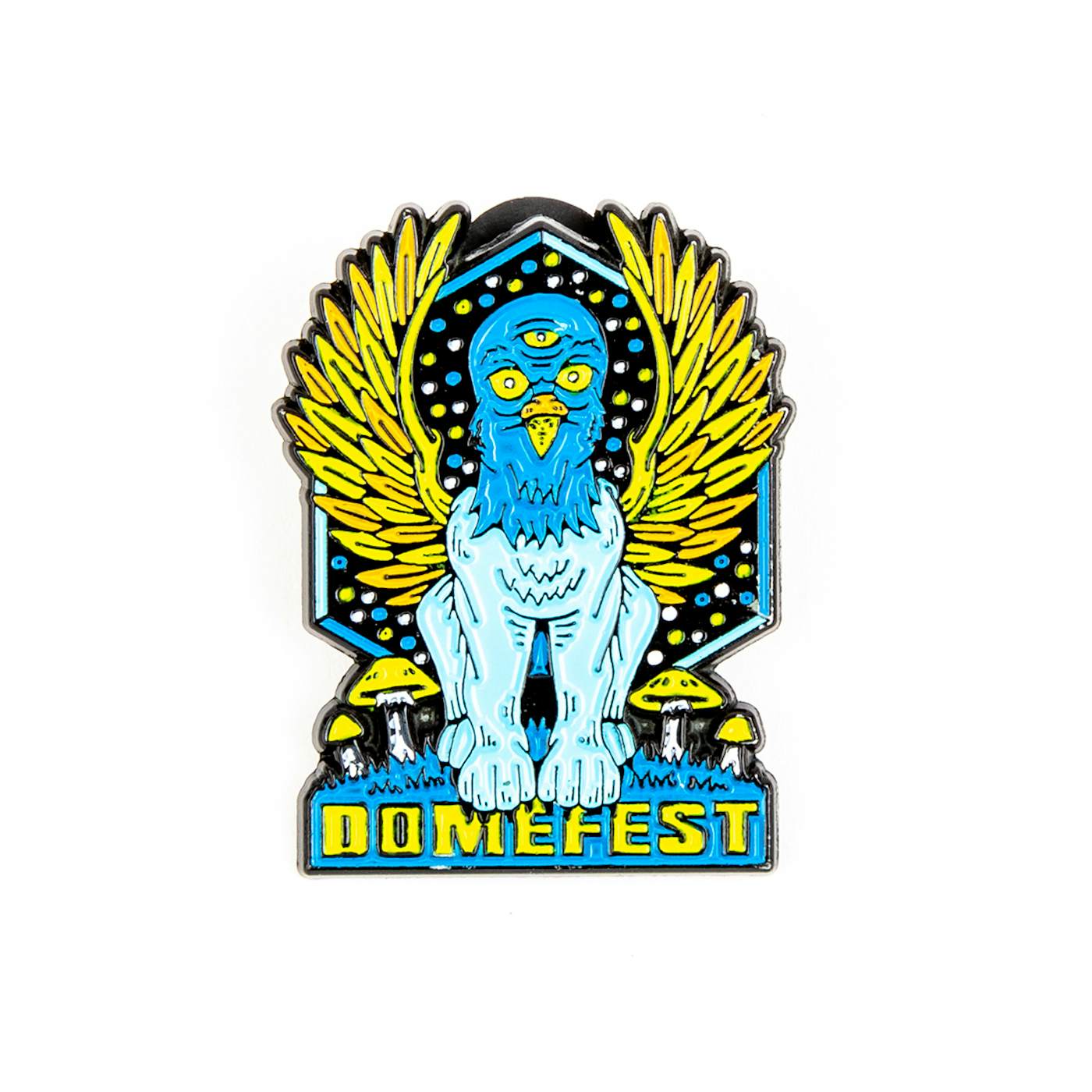 Pigeons Playing Ping Pong Domefest 2019 Pin
