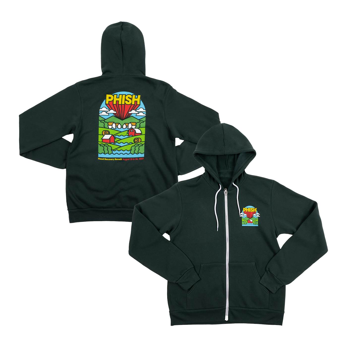 Phish zip store up hoodies