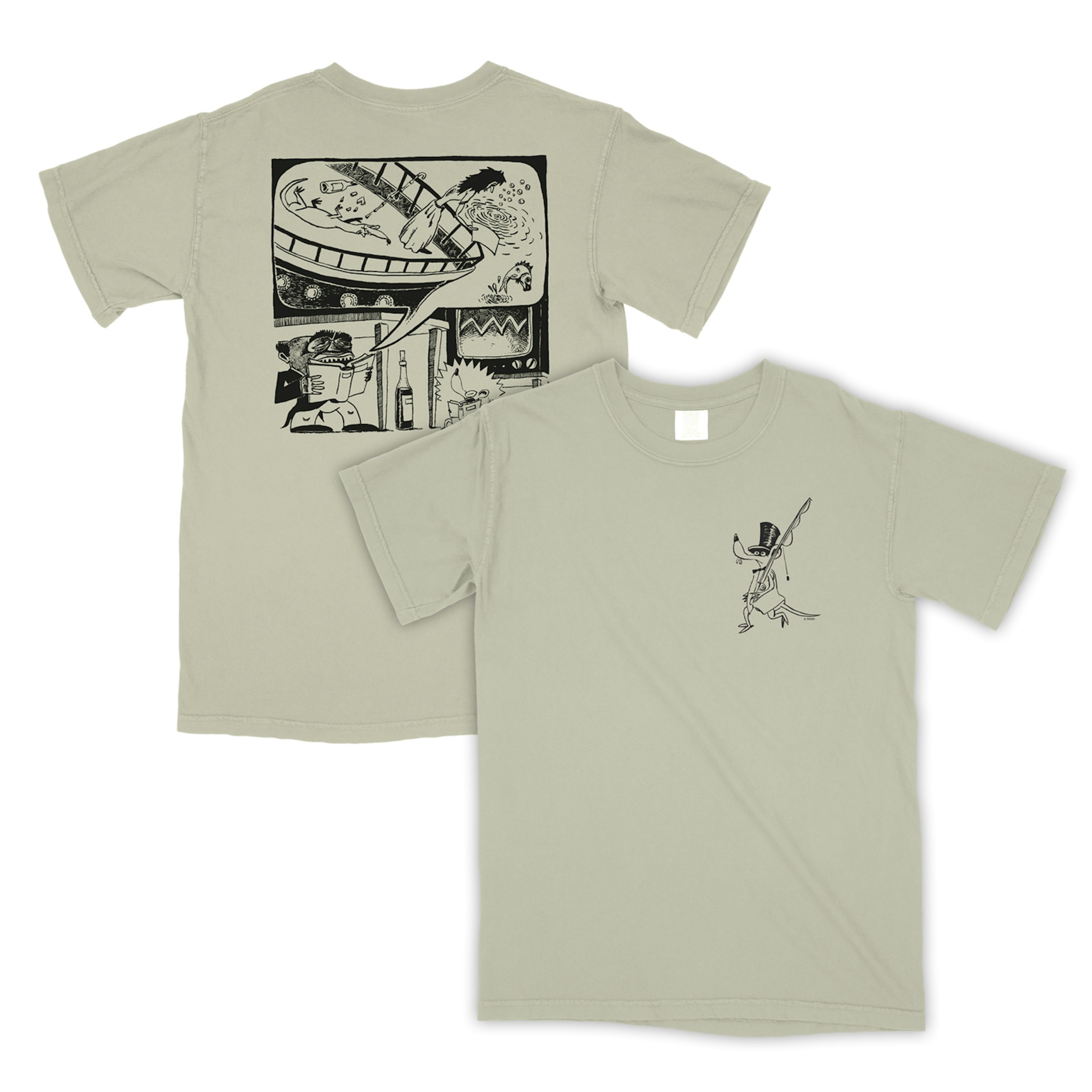 Phish Pollock Junta Boat Pigment Dyed Tee