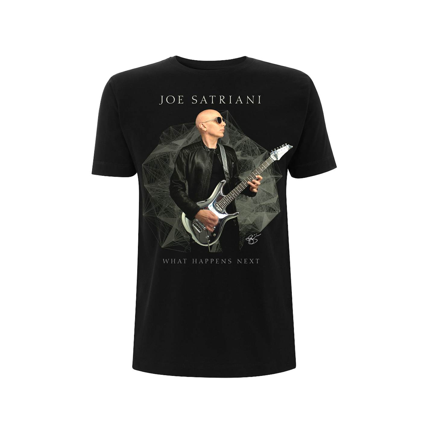 Joe Satriani Chrome Guitar T-Shirt
