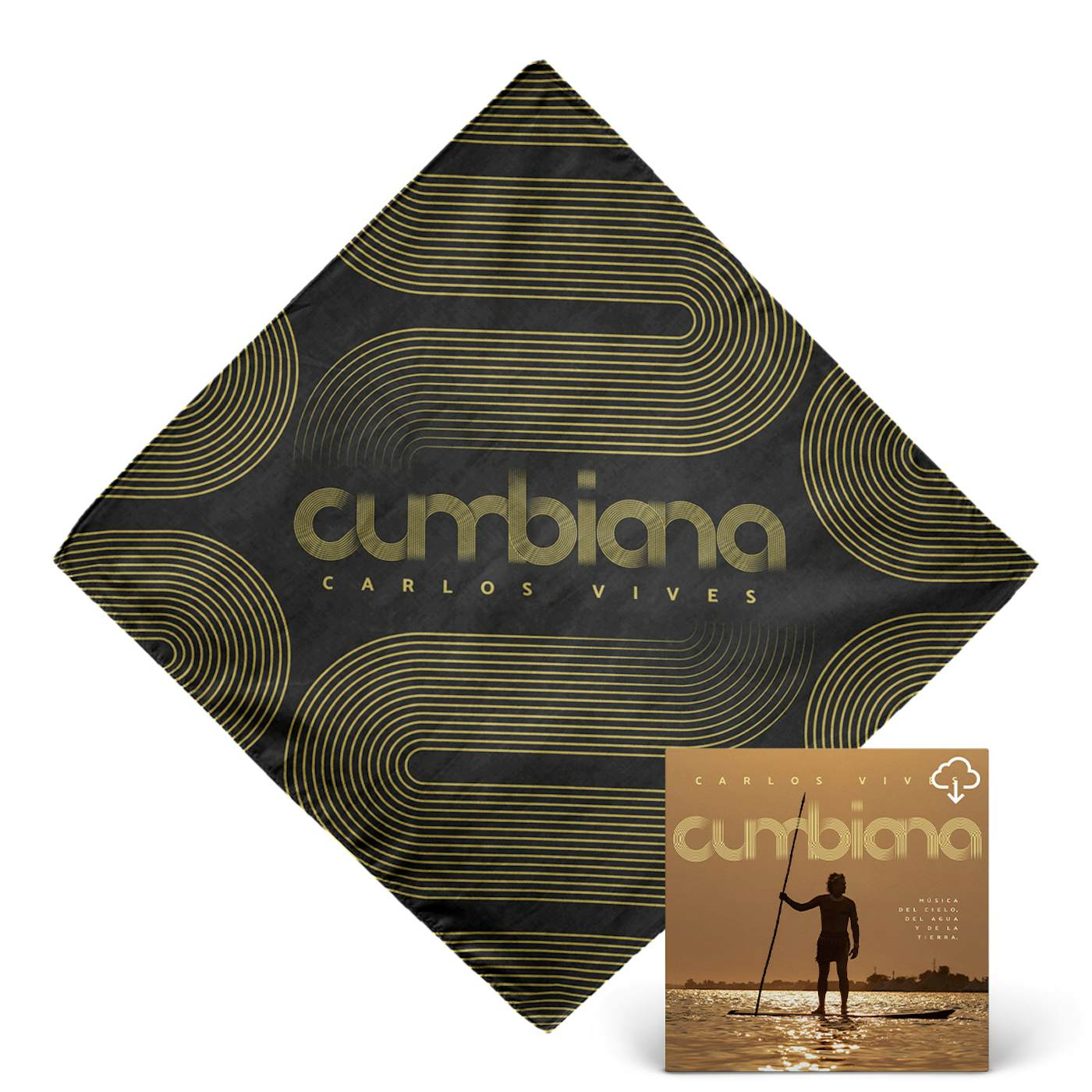 Carlos Vives Cumbiana Bandana + Digital Album Download