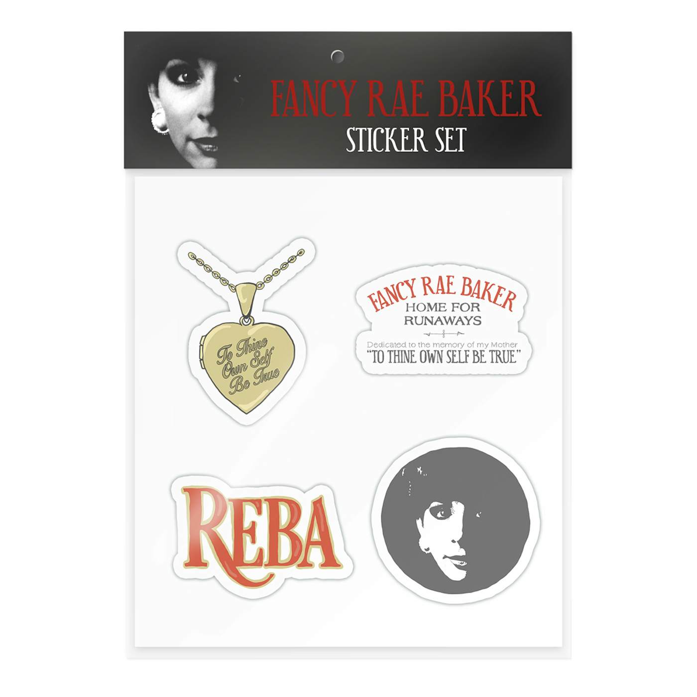 Reba McEntire Fancy Rae Baker Sticker Set