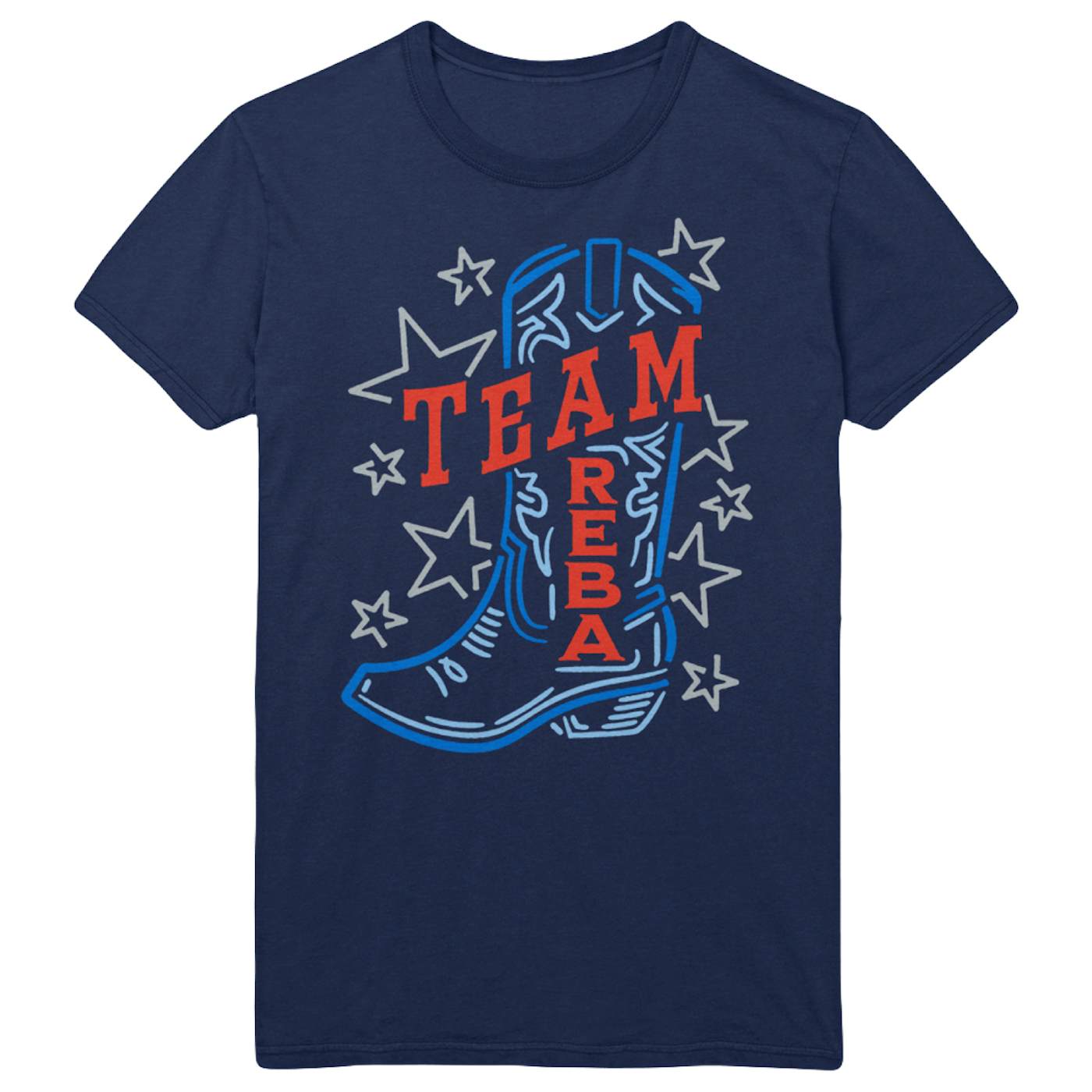 Team Reba McEntire Boots T-Shirt