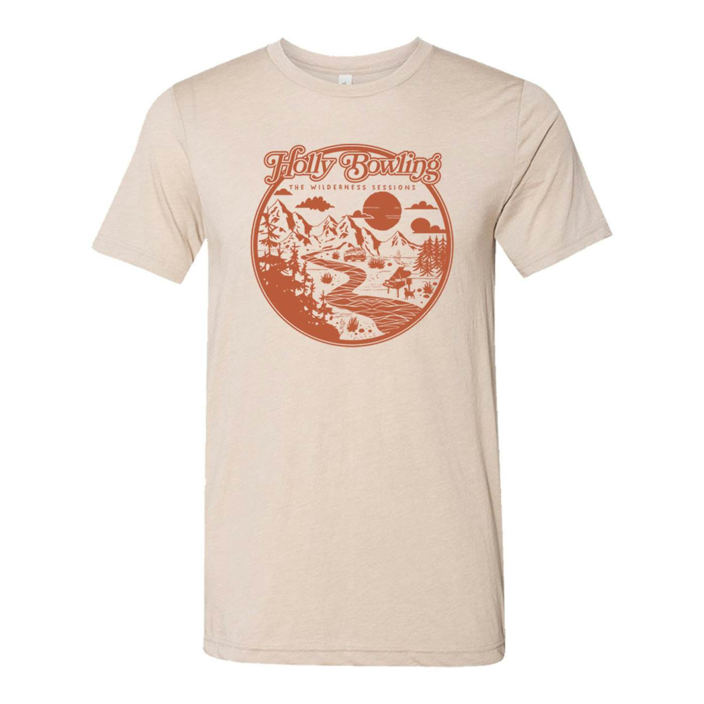 Holly Bowling Mountain T-shirt (Tan)