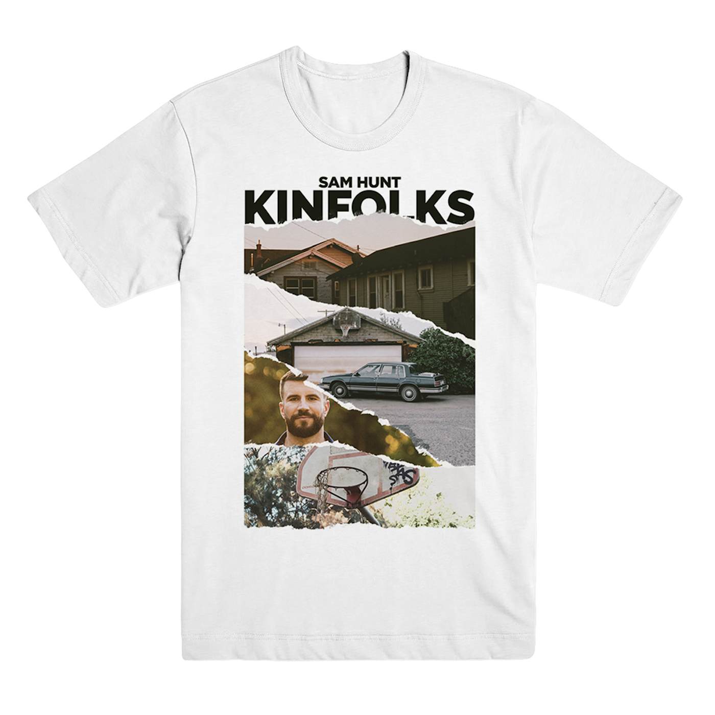 Sam Hunt White Kinfolks Photo T-Shirt