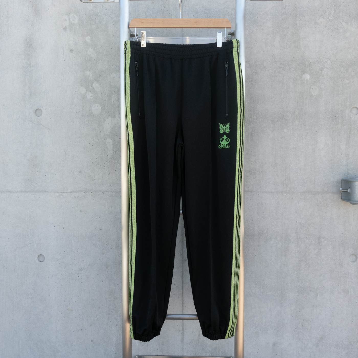 End of the World x NEEDLES〜 TRACK PANT POLY SMOOTH / LAME BRAIDING
