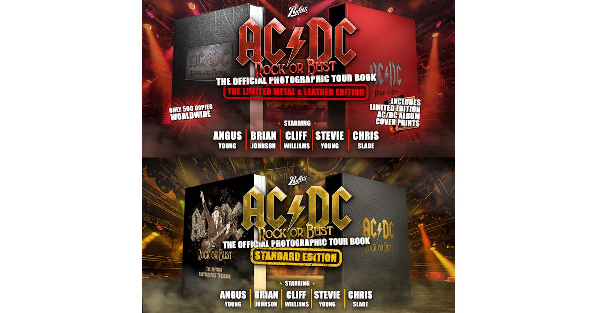 AC/DC ROCK OR BUST (THE LEATHER & METAL EDITION)