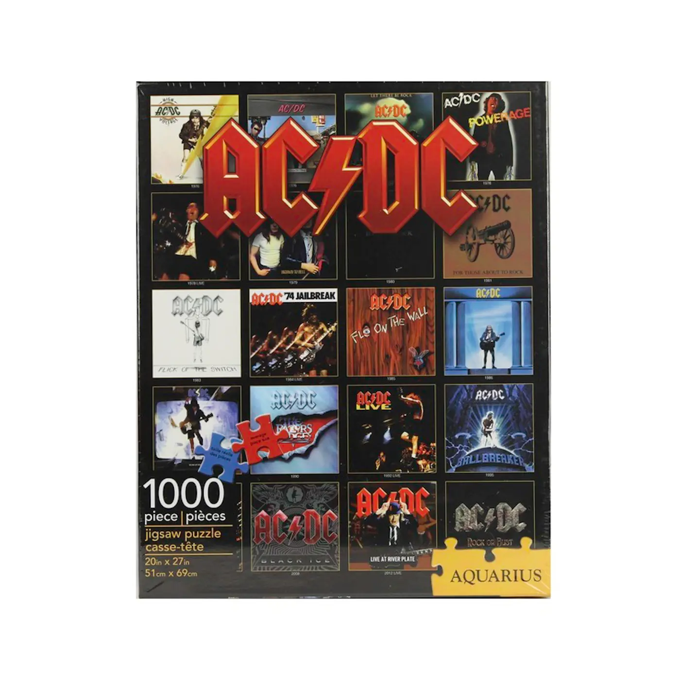 AC/DC Album Covers Puzzle
