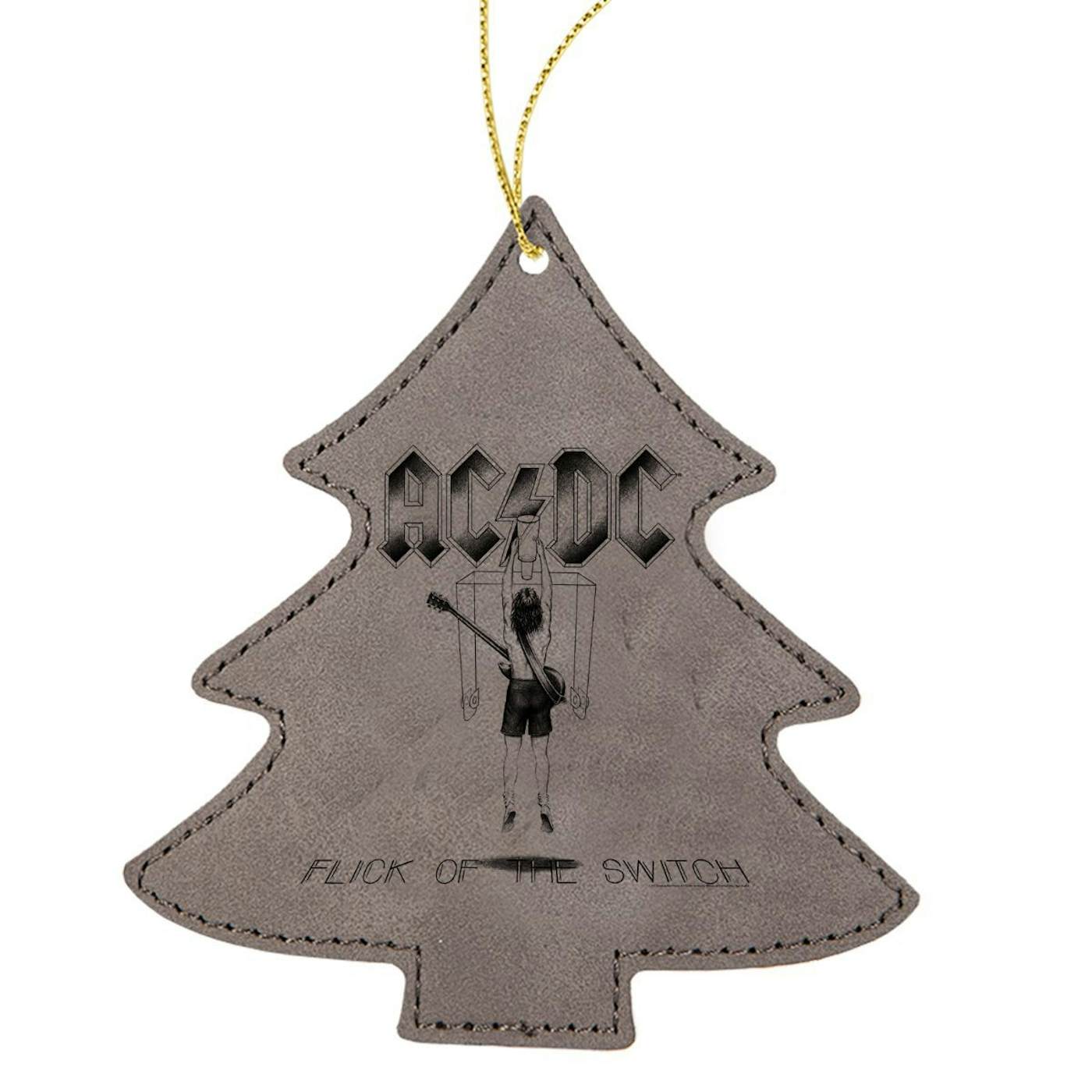Flick Of The Switch Leatherette Tree Ornament - AC/DC