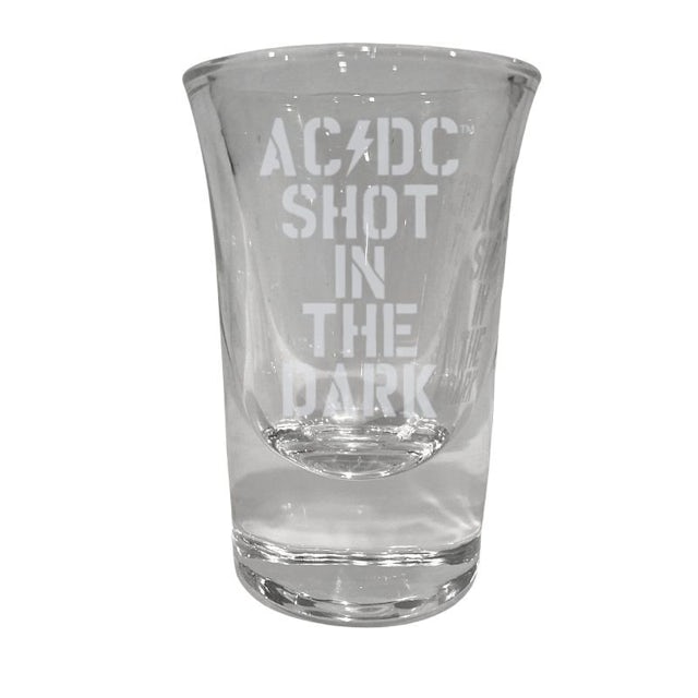 AC/DC Shot In The Dark Laser Engraved Shot Glass