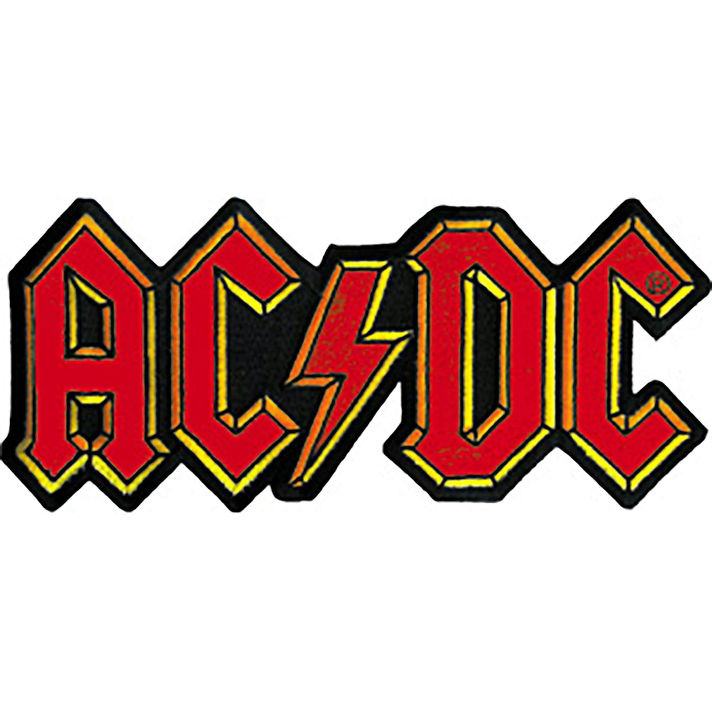 AC/DC Logo 8" Oversized Patch